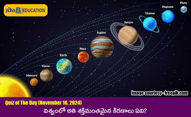 Sakshi Education Daily Current Affairs Quiz in Telugu