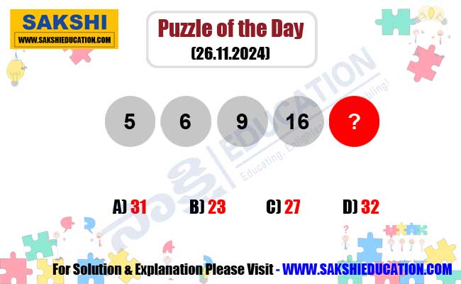 Maths Puzzle of the Day for Competitive Exams in Telugu