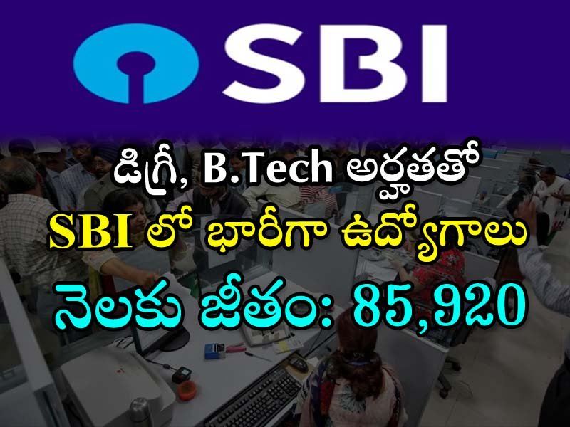 SBI jobs