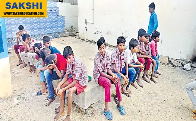 Recently 40 students fell ill in Maganoor