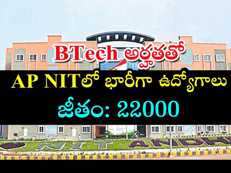 NIT AP jobs