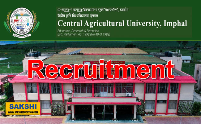 Apply online for Professor and Associate Professor vacancies at Central Agricultural University  Central Agricultural University (CAU) Faculty Recruitment 2024  Central Agricultural University recruitment notification for Professor and Associate Professor positions  