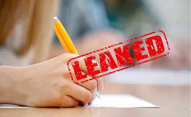 Exam Paper Leak  Rayachoti Town allegations of exam paper leak  Public examination leak scandal at Rayachoti College