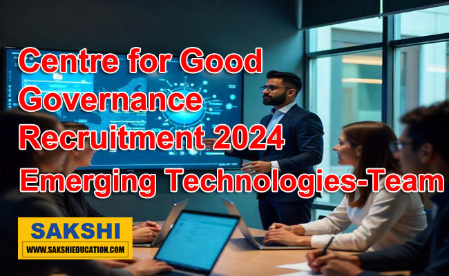 Centre for Good Governance Recruitment 2024  