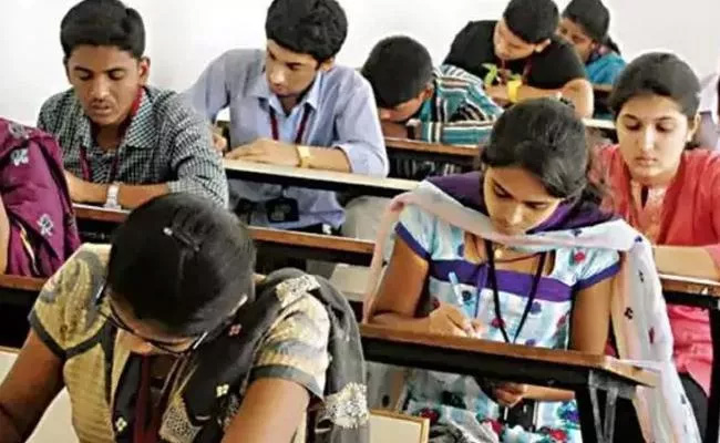 SCARET action plan for 100 percent results in schools  10th class Public Exams  10th-grade students preparing for public examinations 