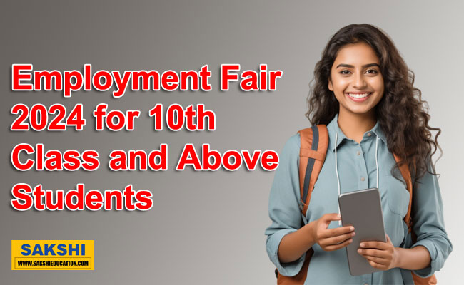 Employment Fair 2024 for 10th Class and Above Students  Employment fair for unemployed youth at Govt Junior College, Singarayakonda  Directorate of Employment and Training organizing employment fair in Prakasam District  