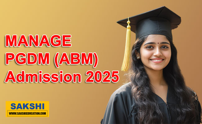 MANAGE PGDM (ABM) Admission 2025  MANAGE PGDM-ABM program admission notice  Post Graduate Diploma in Agri Business Management admission  