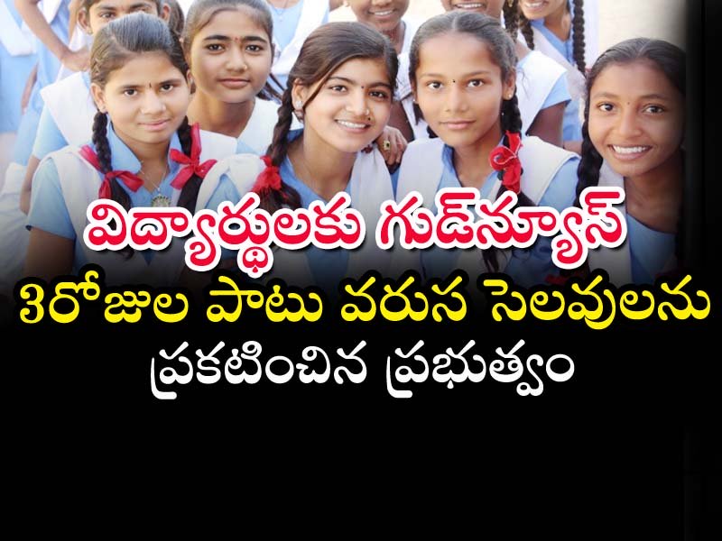 Three Days School Holidays  Holiday announcement for schools in AP and Telangana on Christmas Eve  Optional holiday for schools in AP and Telangana on Christmas Eve  Schools in AP and Telangana closed for three days during Christmas holidays  Christmas Eve holiday orders issued by DEOs in AP and Telangana 