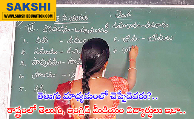 Who says in Telugu medium