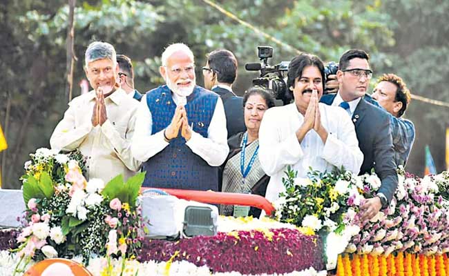 PM Modi to launch projects worth Rs 2 lakh crore projects in Andhra Pradesh