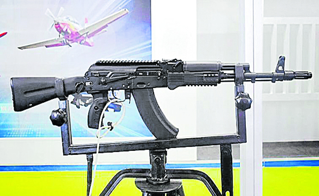AK-203 rifles
