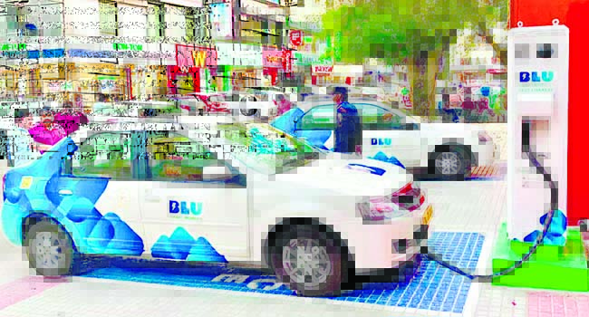 EV charging infra-blue smart