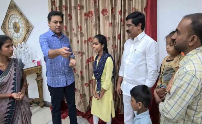 KTR Helps Young Talent Rudra Rachana Realise Her Dreams