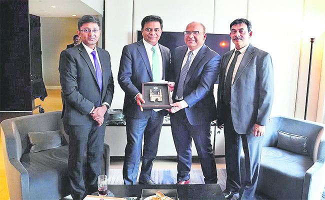 MInister KTR in US