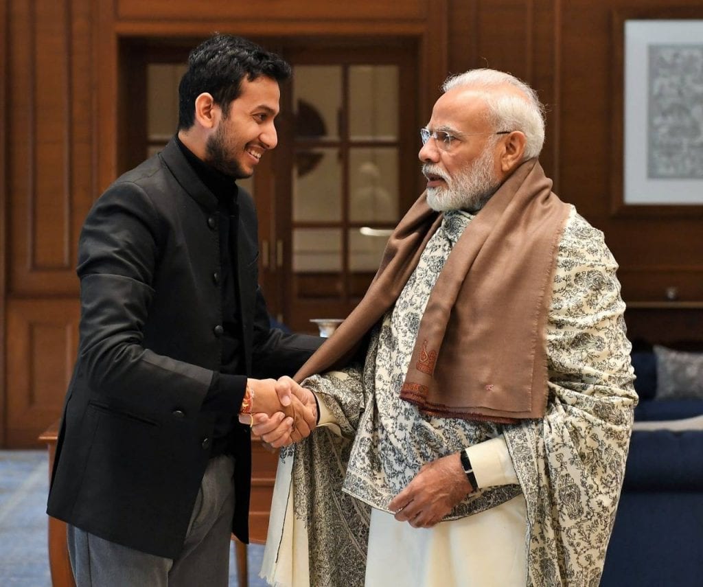 Ritesh Agarwal With PM Modi
