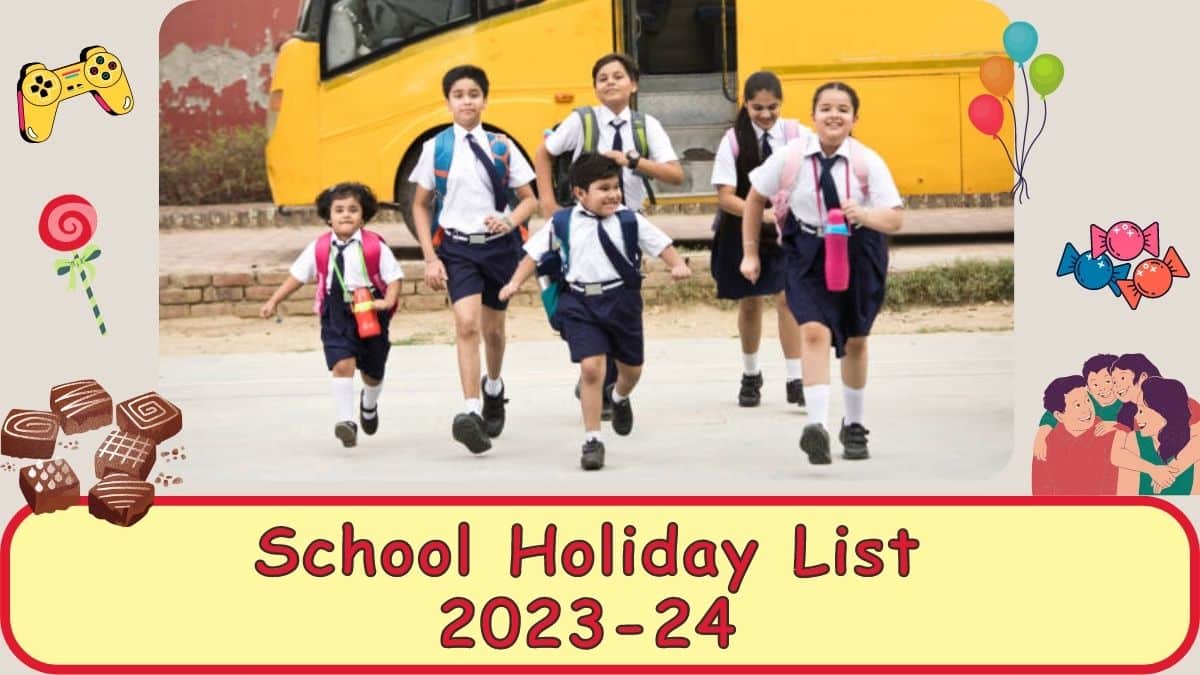 schools holidays list 2023-24 news telugu