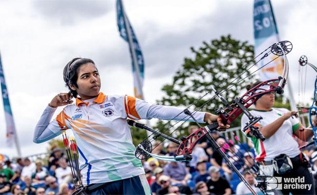World Archery Championships 2023 Aditi Gopichand Swami news telugu