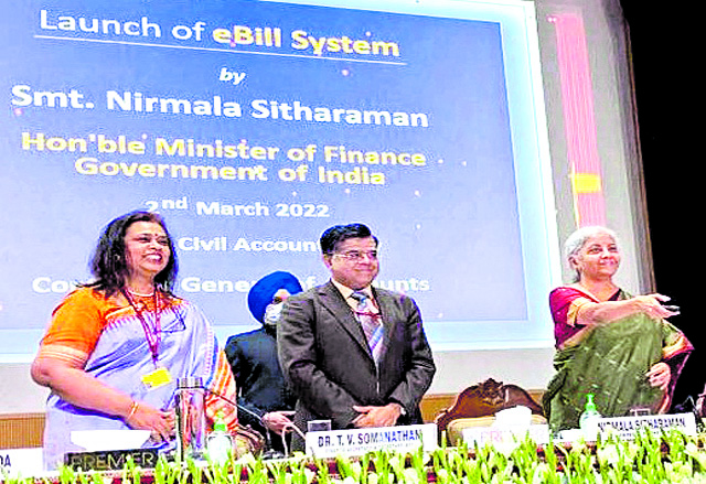 e-bill launched-FM Nirmala