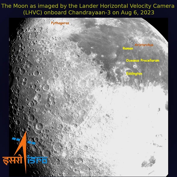 Moon Pictures Chandrayaan-3