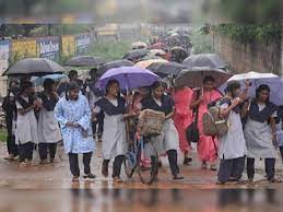 schools holidays due heavy rain in telugu news
