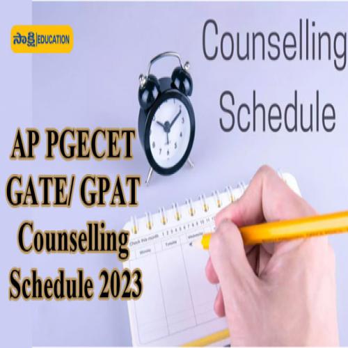 AP PGECET GATE/ GPAT Counselling Schedule 2023 Out: Check Documents ...