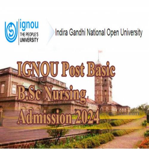 IGNOU Post Basic B.Sc Nursing Admission 2024 Sakshi Education