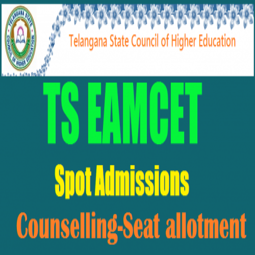 TS EAMCET-2022 Spot Admissions Notification | Sakshi Education