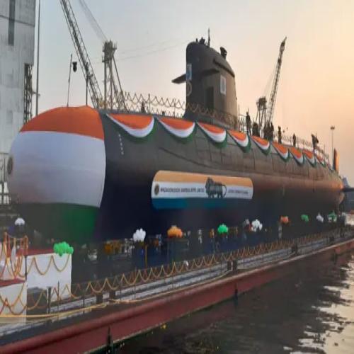 Fifth Kalvari Class Submarine INS Vagir Inducted Into Indian Navy ...