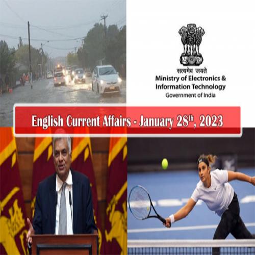 28th January, 2023 Current Affairs