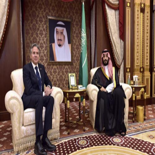 Secretary of State Antony Blinken Seeks to Mend Ties During Saudi ...