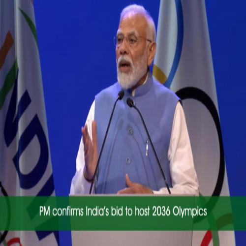 PM Confirms India’s Bid To Host 2036 Olympics | Sakshi Education