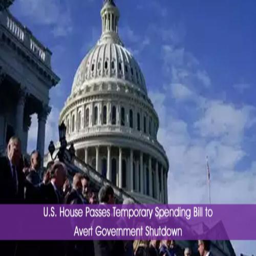 U.S. House Passes Temporary Spending Bill To Avert Government Shutdown ...