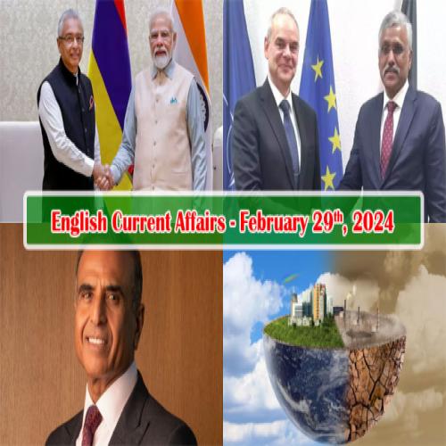 29th February, 2024 Current Affairs | Sakshi Education