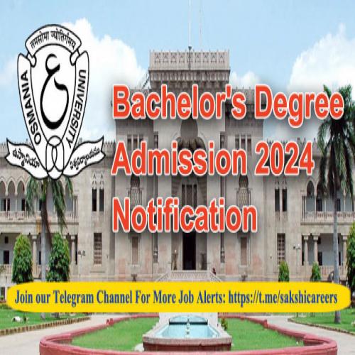 Bachelor's Degree Admission Notification At Osmania University (Foreign ...