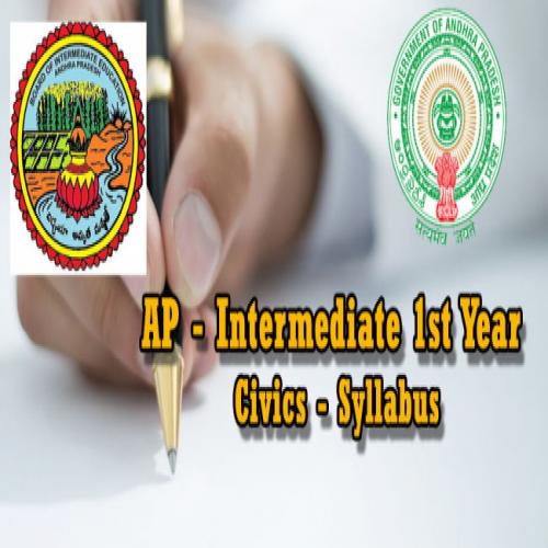 Andhra Pradesh Intermediate 1st Year Civics Syllabus Sakshi Education