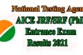 NTA ICAR AICE JRF or SRF PhD Results