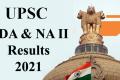 UPSC NDA and NA II Results
