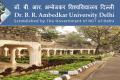 Dr BR Ambedkar University Delhi Notification 2022 Guest Faculty