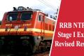 RRB NTPC Stage I Exam Revised Result 