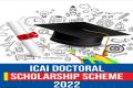 ICAI Doctoral Scholarship 2022
