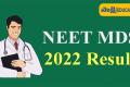 NEET MDS 2022 Result Released