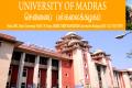 University of Madras Recruitment 2022 for Guest Lecturer