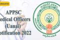 APPSC Medical Officers (Unani) Notification 2022