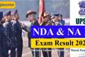 UPSC NDA & NA II Exam Result 2022 out