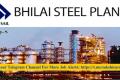 Bhilai Steel Plant Notification 2022-23 out