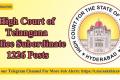 High Court of Telangana Recruitment 2023 Officer Subordinate