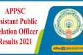 APPSC Assistant Public Relation 
