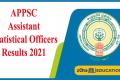 APPSC Assistant Statistical Officers 