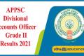 APPSC Divisional Accounts Officer 