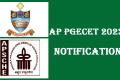 AP PGECET 2023 Notification